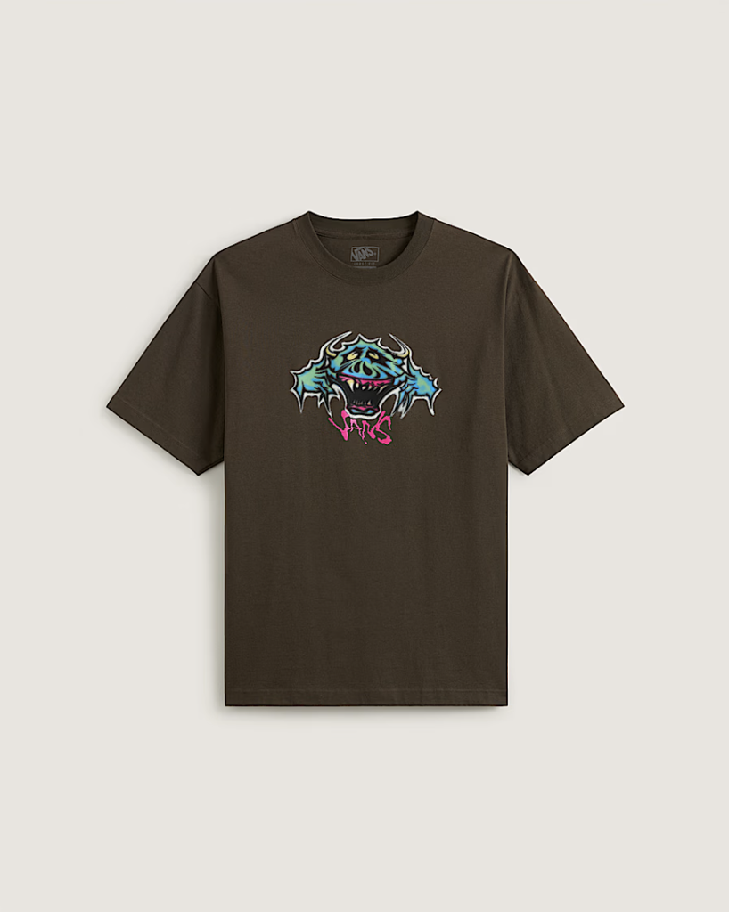 Camiseta Vans Goofy Ghoul - Coal Brown