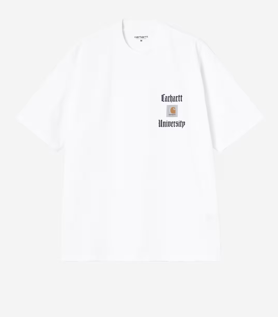 Camiseta Carhartt WIP S/S Schooling Heart - White