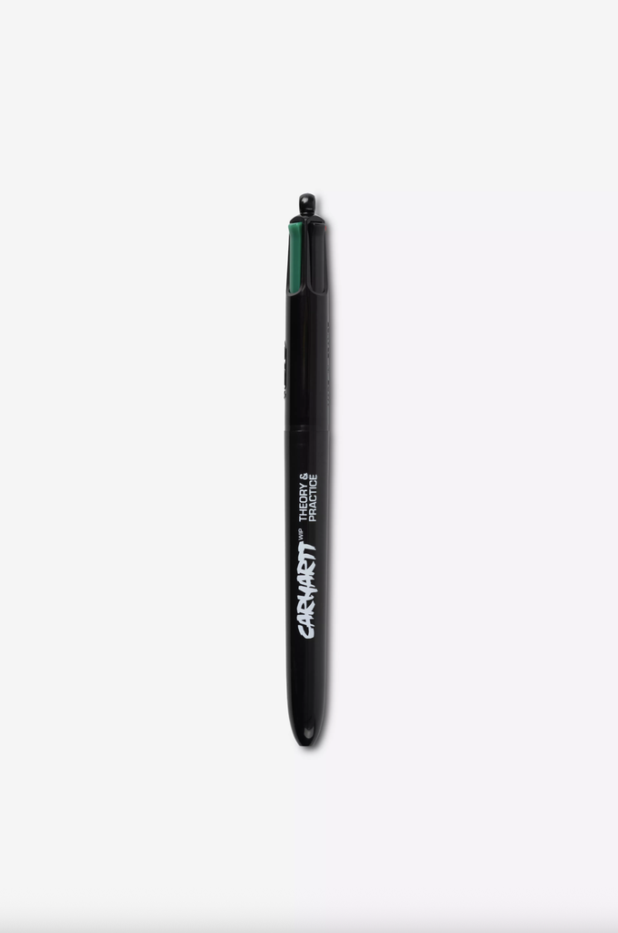 Bolígrafo de 4 Colores Carhartt WIP Theory and Practice - Black/White
