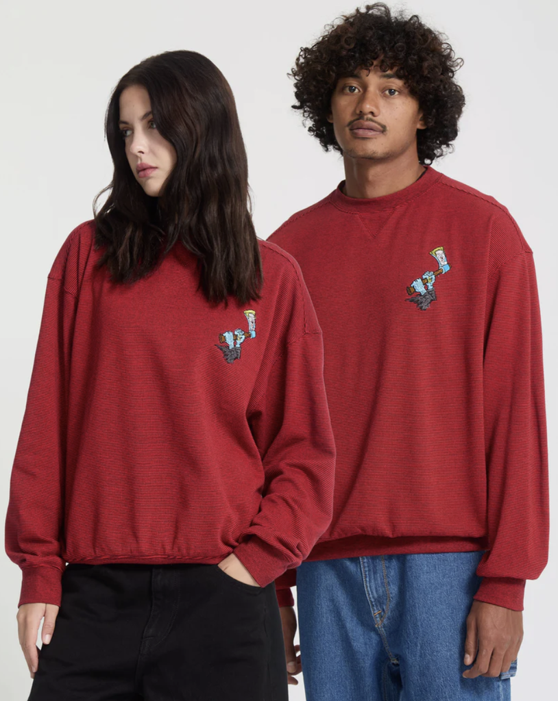 Sudadera Volcom J.J. Villard - Lifeguard Red