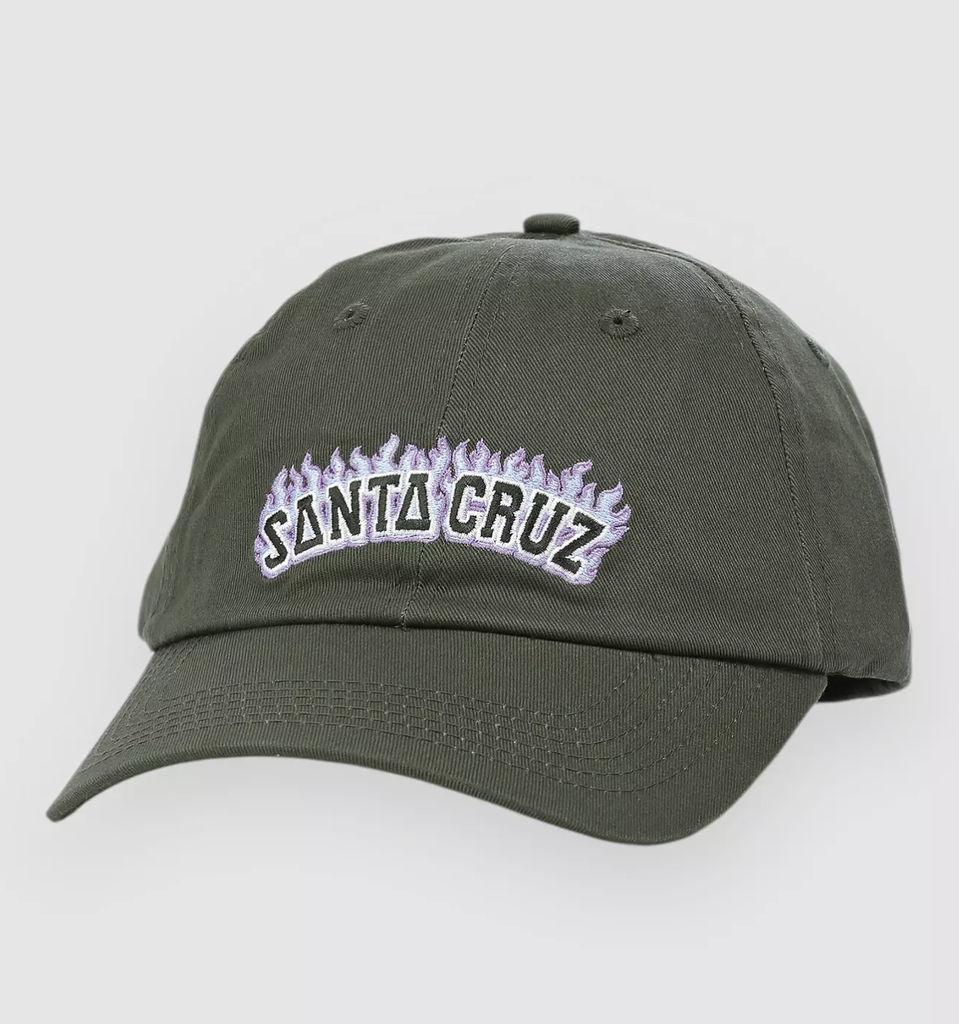 Gorra Santa Cruz Burnt Collegiate - Dark Moss
