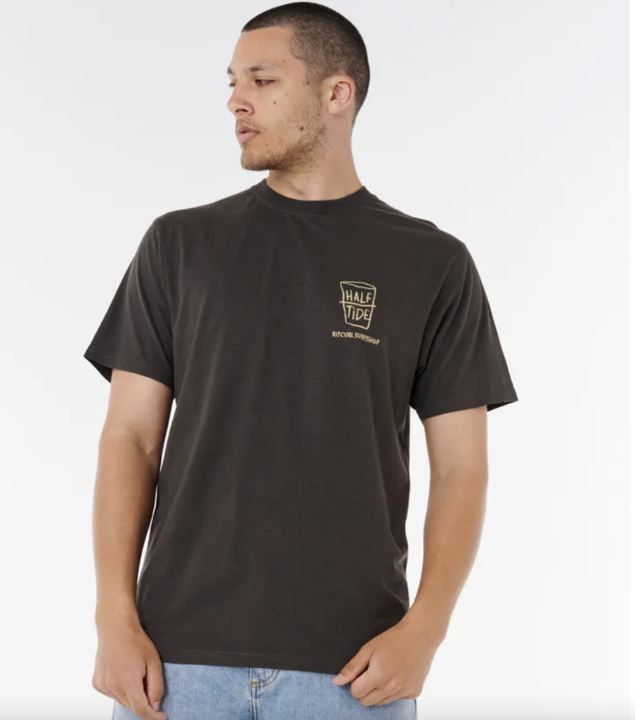 Camiseta Rip Curl Shaper Address - Washed Black