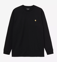 Camiseta Carhartt WIP L/S Chase - Black/Gold