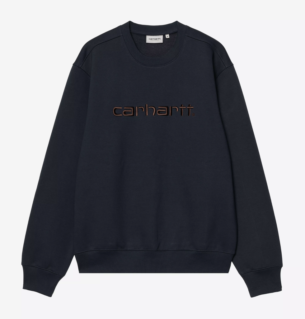 Sudadera Carhartt WIP Sweat - Deep Night/Palisander