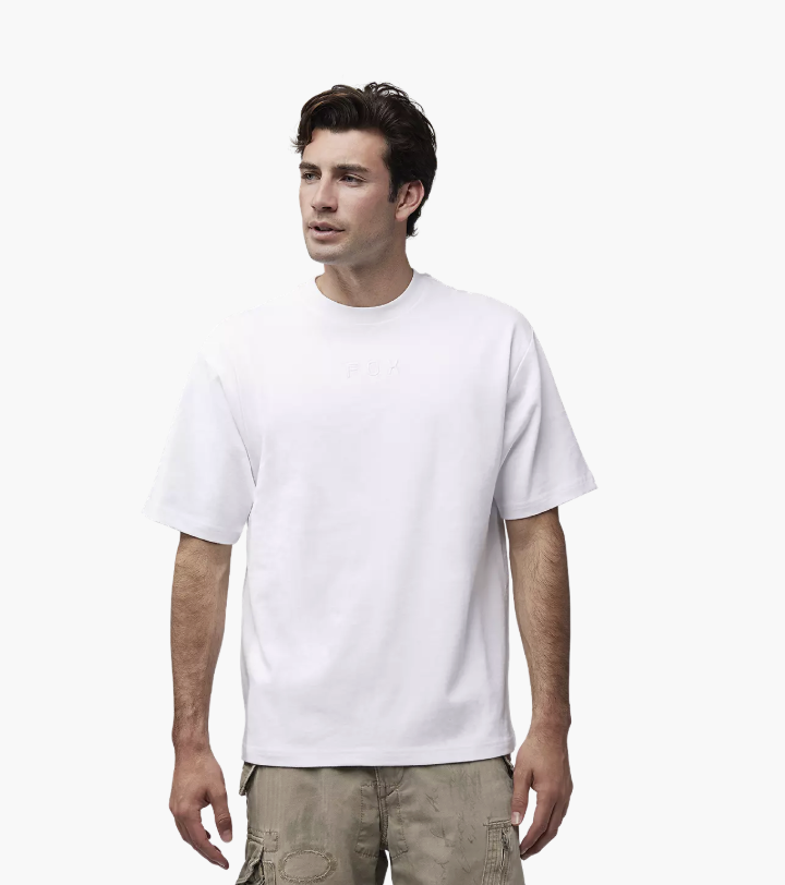 Camiseta Fox Wordmark Oversized - Optical White