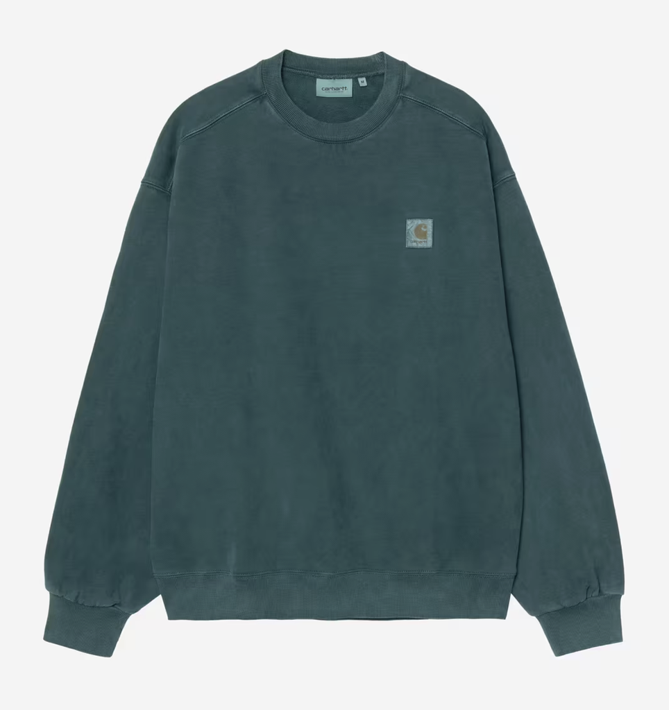 Sudadera Carhartt WIP Vista - Deep Lagoon (Garment dyed)