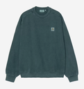 Sudadera Carhartt WIP Vista - Deep Lagoon (Garment dyed)