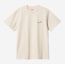 Camiseta Carhartt WIP American Script - Natural