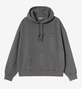 Sudadera con Capucha Carhartt WIP - Graphite (Garment dyed)