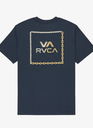 Camiseta Rvca Va All The Way Variant -Moody Blue