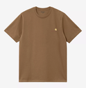Camiseta Carhartt WIP American Script - Hamilton Brown