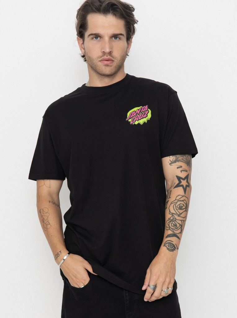 Camiseta Santa Cruz Slime Scream - Black