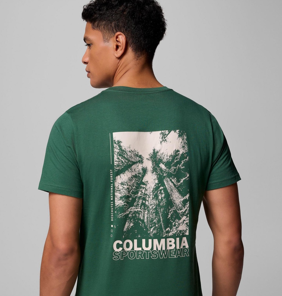 Camiseta Columbia Rapid Ridge II - Rain Forest/Amazing Heights