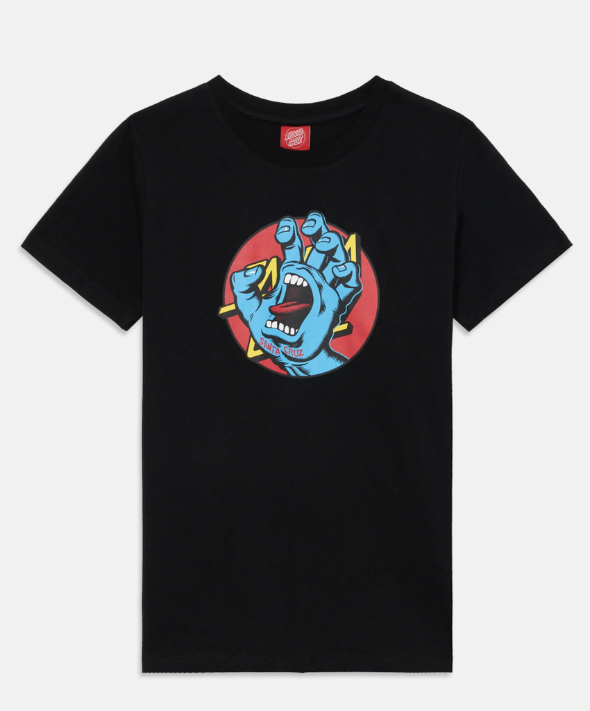Camiseta Santa Cruz Hand Dot Font - Black