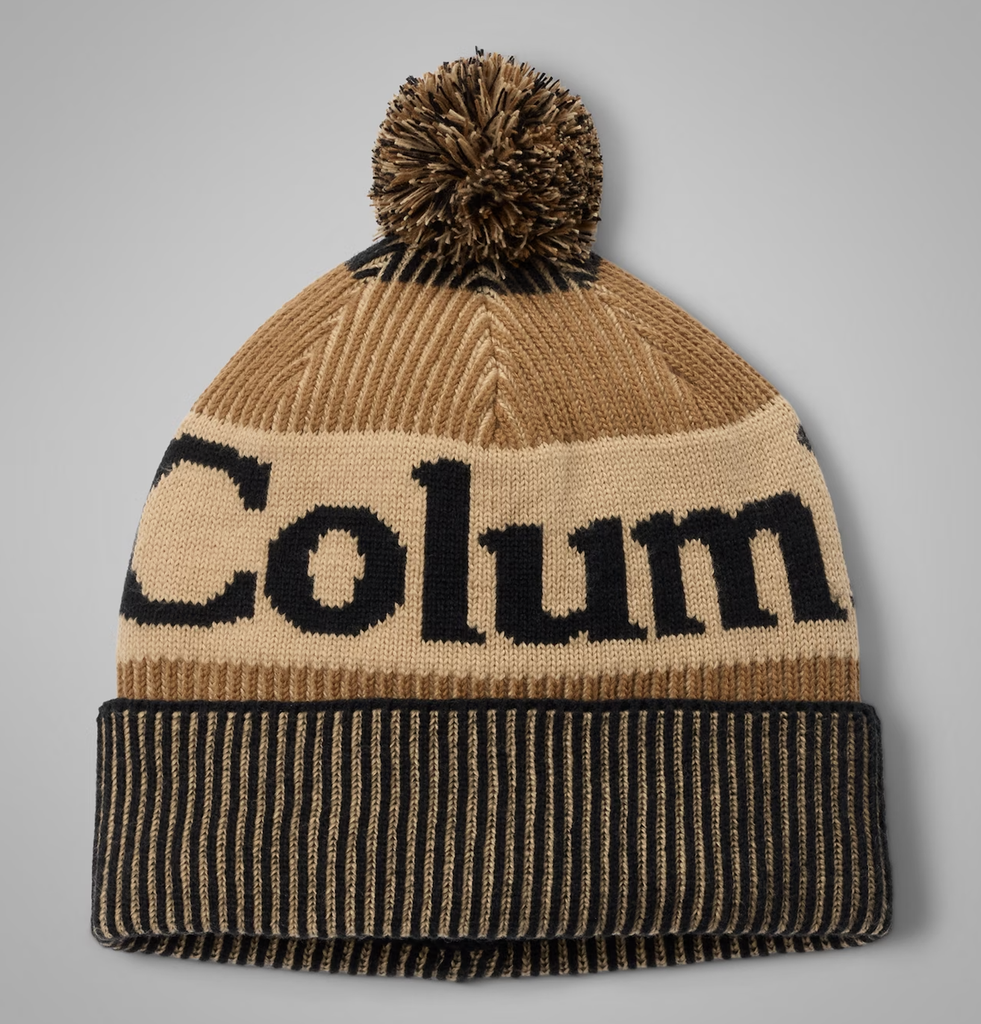 Gorro Columbia Polar Powder III - Black/Camel Brown/Canoe