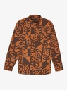 Camisa Quiksilver Motherfly Printed - Almond Desert Checker (cmd6)