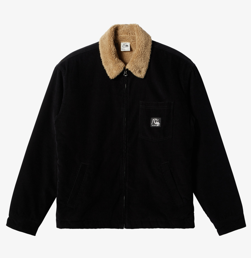 Chaqueta de Pana Quiksilver Dna Sherpa Harrington - Black (kvj0)