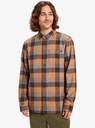 Camisa Quiksilver Motherfly Plaid - Almond Motherfly Check (cmd1)