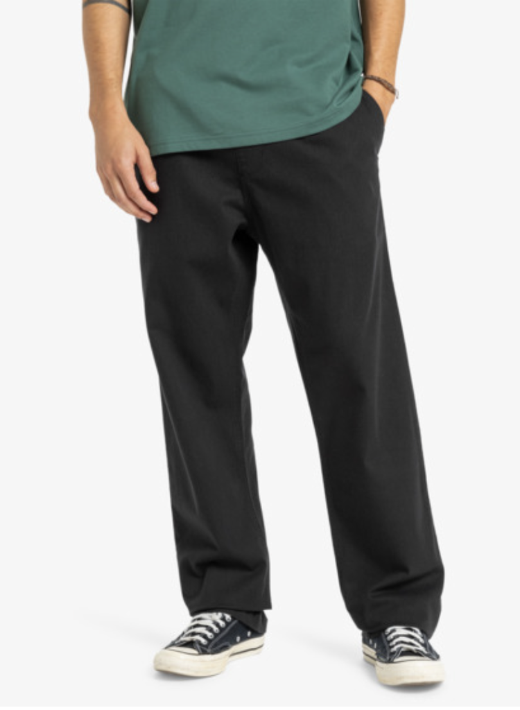 Pantalón Quiksilver Taxer Regular Twill - Black