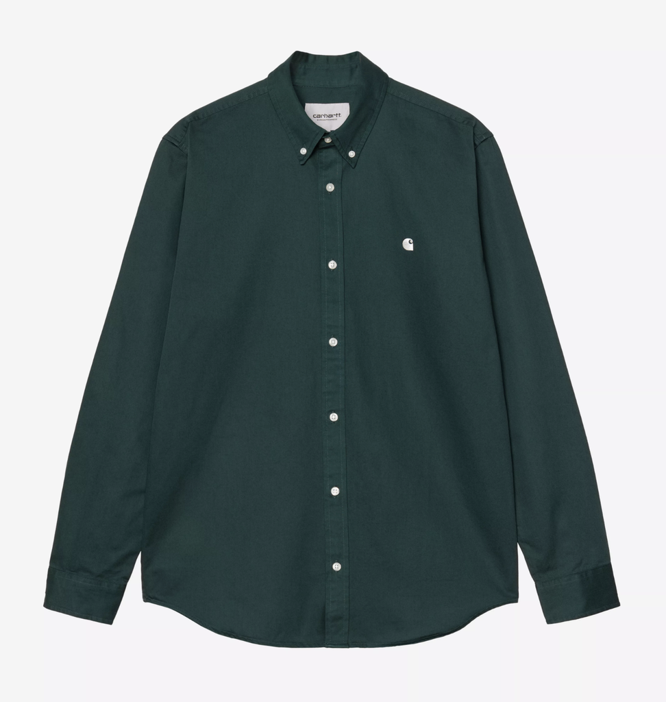 Camisa Carhartt WIP Madison - Dark Fir/Wax