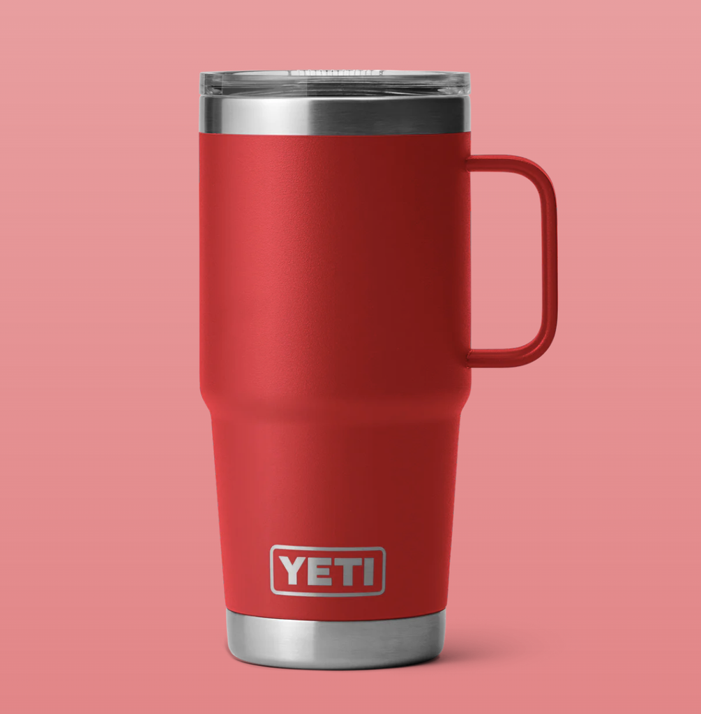 Taza de Viaje Yeti Rambler 20 oz (591 ml) - Rescue Red