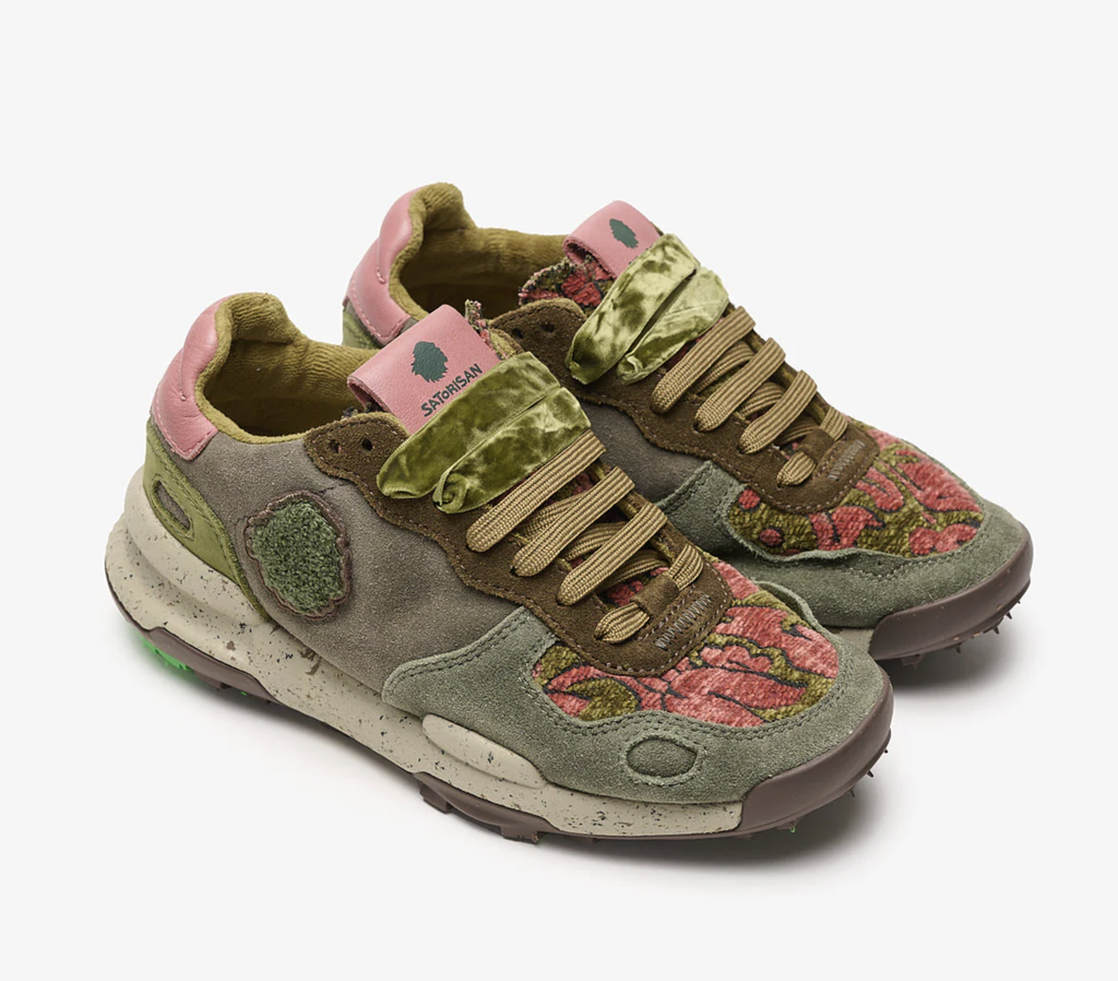 Zapatillas Satorisan Chacrona Suede - Kilim Green