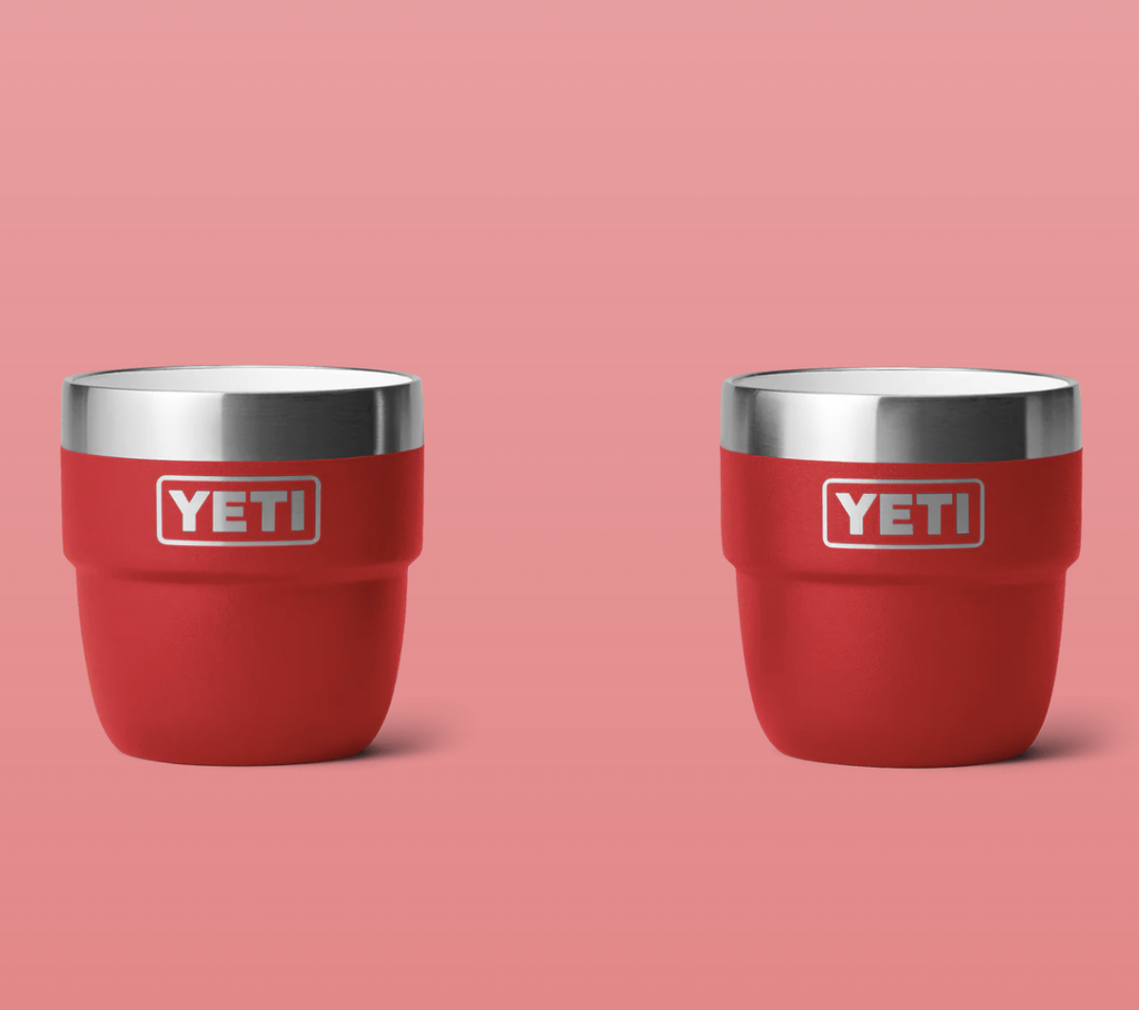 Vasos de Espresso Apilables Yeti Rambler 4 oz (118 ml) - Rescue Red