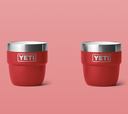Vasos de Espresso Apilables Yeti Rambler 4 oz (118 ml) - Rescue Red