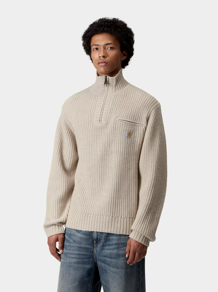 Sueter con Cremallera Carhartt Wip Detroit Half Zip - Fleur De Sel