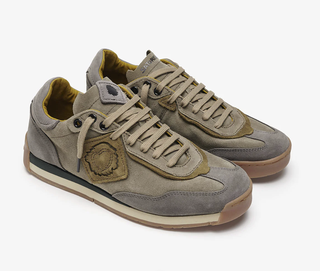 Zapatillas Satorisan Enso Suede - Peat Green