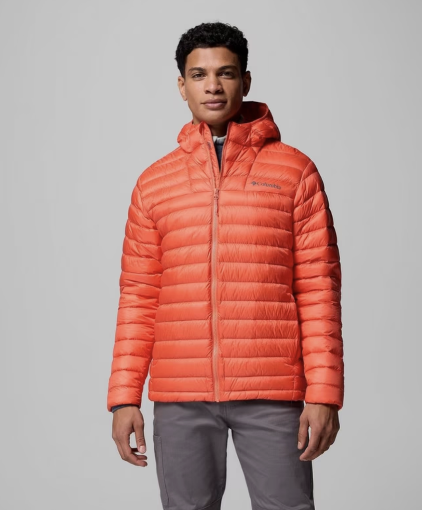 Chaqueta Columbia Fácil De Guardar de Plumón Con Capucha Corelite