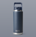 Botella con Tapa de Pajita Yeti Rambler 26 oz (769 ml) - Navy