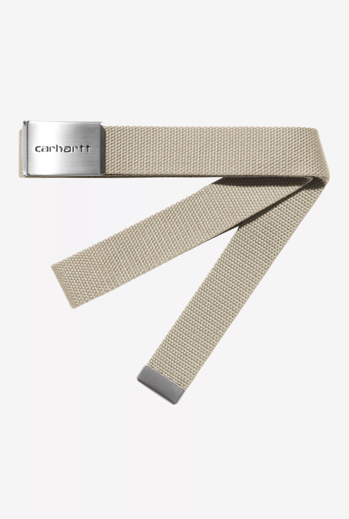 Cinturón Carhartt WIP Clip Belt Chrome - Wall