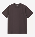 Camiseta Carhartt WIP Chase - Shale/Gold