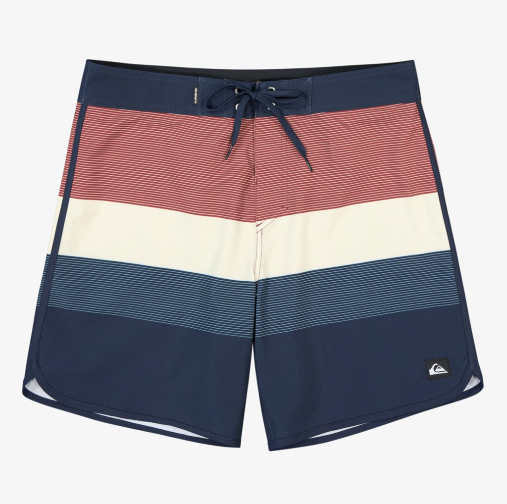 Bañador Quiksilver Surfsilk Scallop 18" - Dark Navy Tijuana (ktp7)