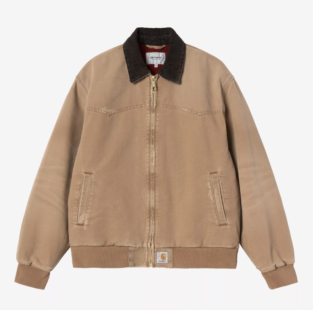 Chaqueta Carhartt WIP OG Santa Fe - Hamilton Brown/Tobacco (Grind washed)