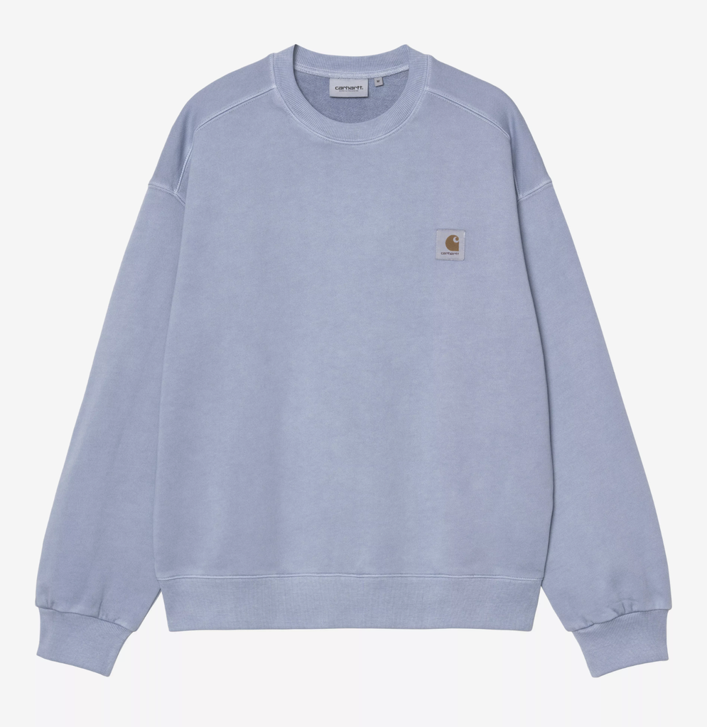 Sudadera Carhartt WIP Nelson - Gentle Blue (garment dyed)