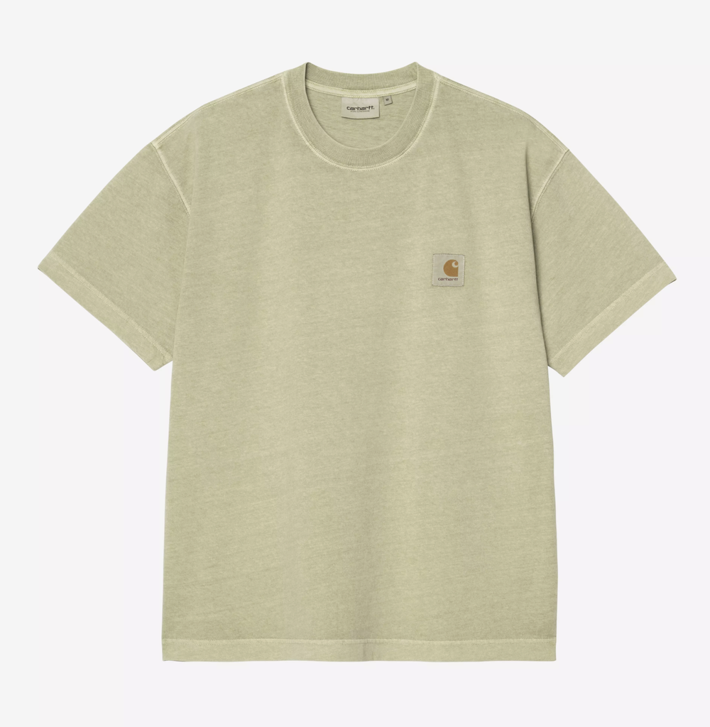 Camiseta Carhartt WIP Nelson - Gentle Green (garment dyed)