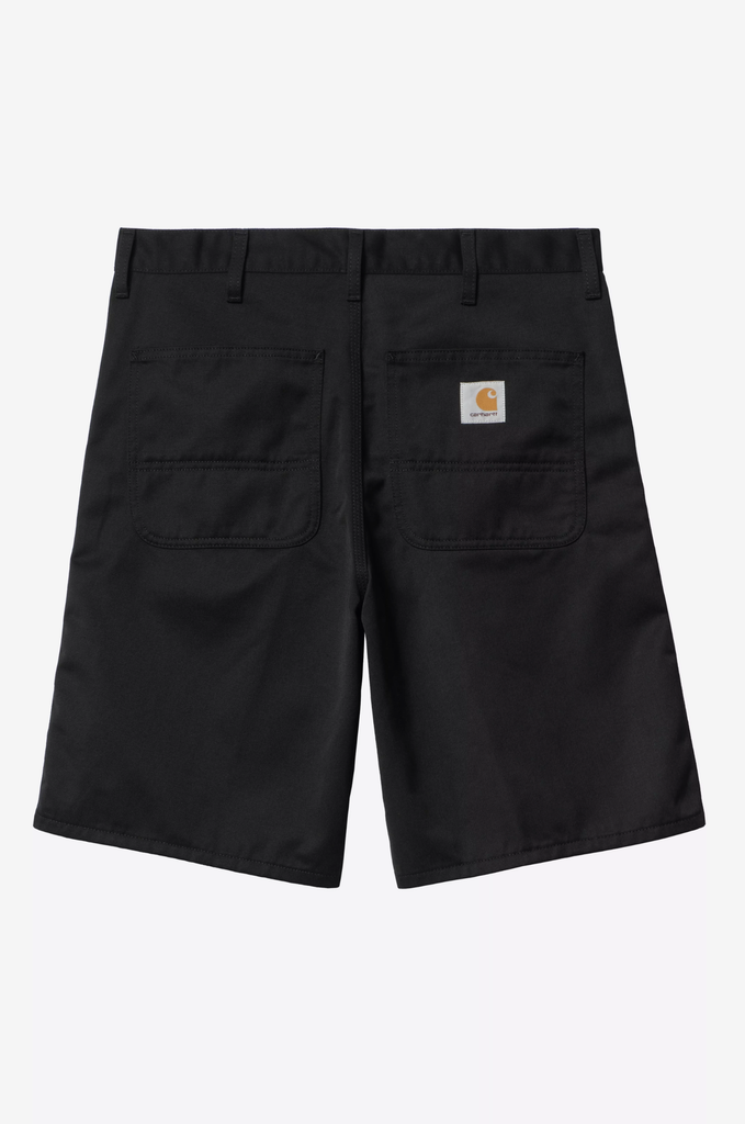 Pantalón Corto Carhartt WIP Simple - Black (rinsed)