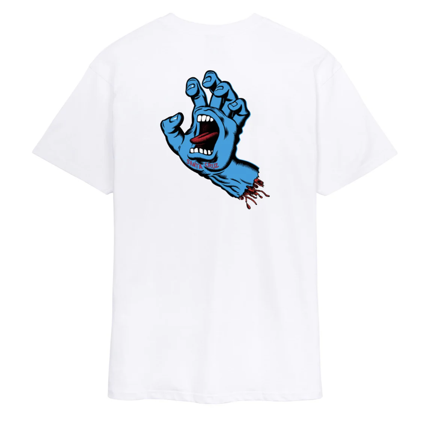 Camiseta Santa Cruz Screaming Hand Vhest - White
