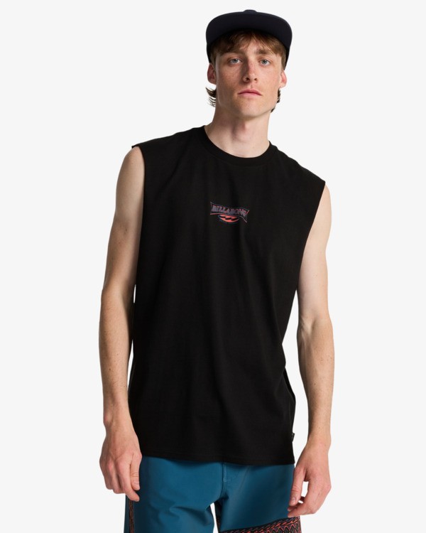 Camiseta sin Mangas Billabong Since 73 Burleigh - Black (blk)