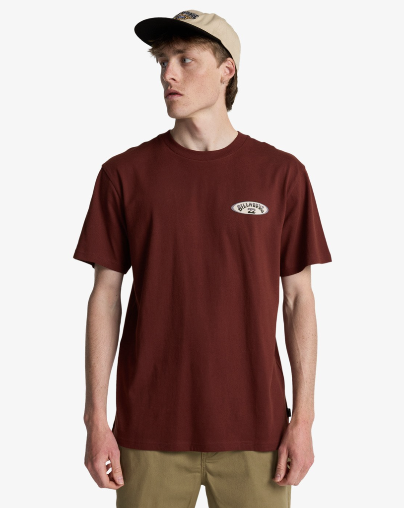 Camiseta Billabong Orbit Arch - Burnt Red (rsd0)