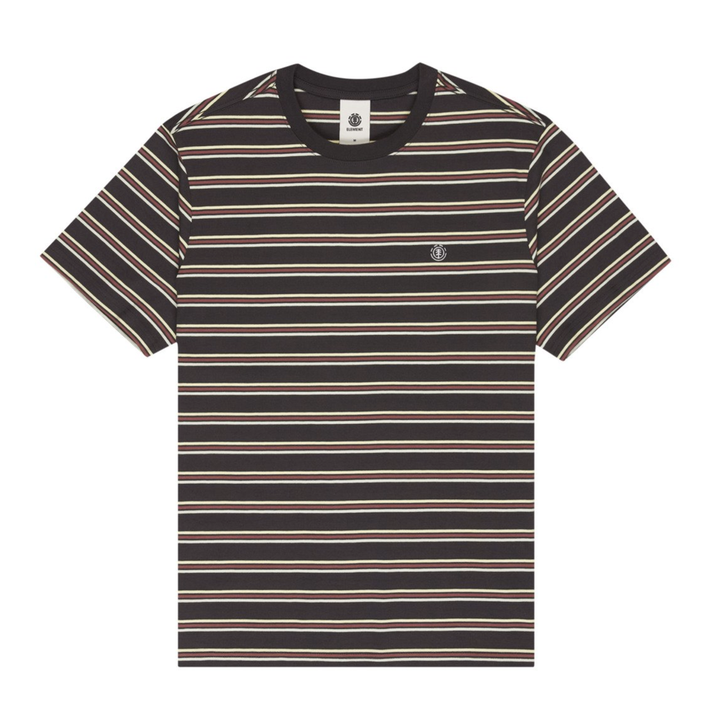 Camiseta Element Icon Embroidery - Washed Stripes Offblack (kta3)