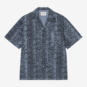 Camisa Carhartt WIP Snake Camo - Snake Camo/Velvet blue (Garment dyed)