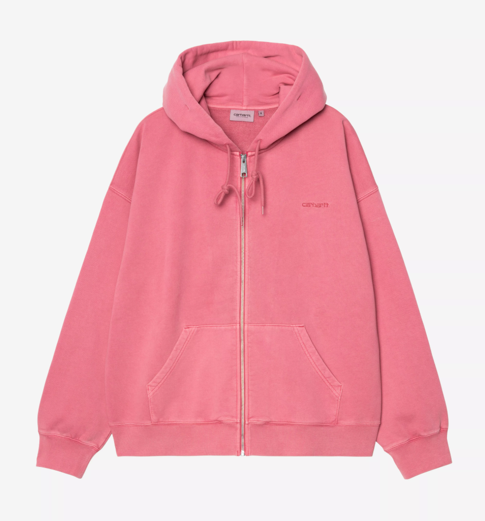 Sudadera con Cremallera Carhartt WIP Benton - Primrose (Garment dyed)