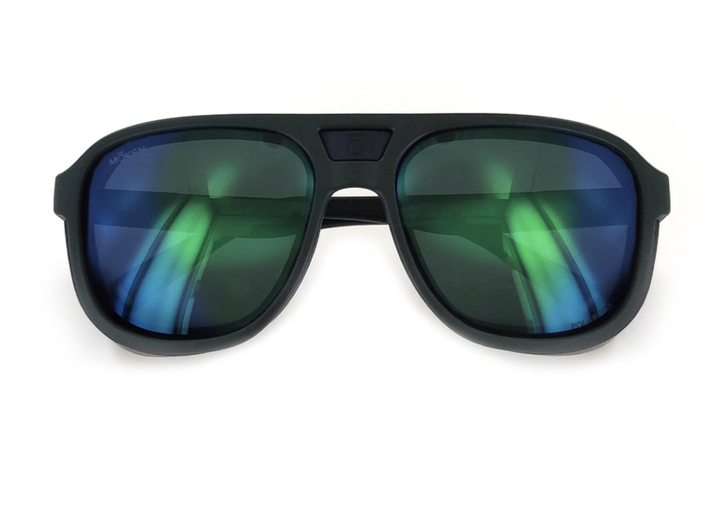 Gafas De Sol Moken Walter - Verde (BLK-FGRN)
