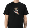 Camiseta Santa Cruz Burnt Bone Hand - Black