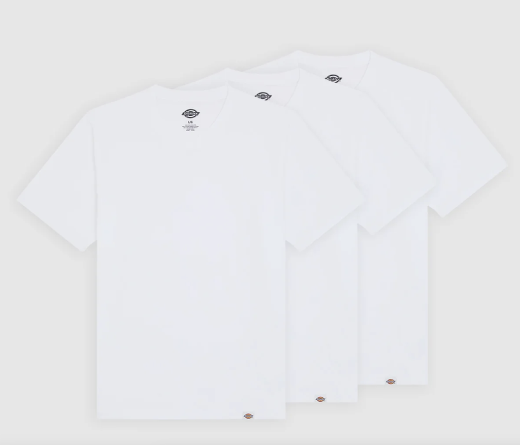 Camiseta Dickies (Pack de 3) - White