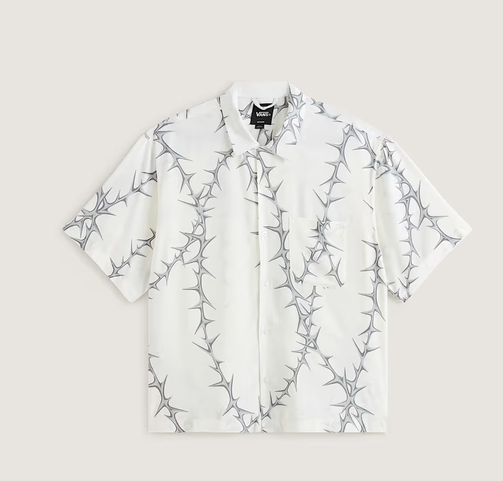 Camisa Vans Van Doren Print - White