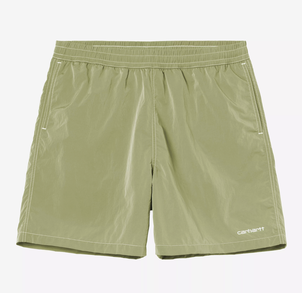 Bañador Carhartt WIP Canby Swim - Gentle Green/White